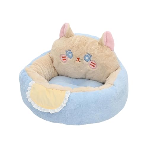 perfk Warmes Katzenhaus, Katzenkissen, Matte, niedlich, bequem, Nistplatz, dekorative Katzen, Tiefschlafbetten, verdicktes Haustiersofa, Heimtierbedarf, M and Blue perfk Warmes Katzenhaus, Katzenkissen, Matte, niedlich, bequem, Nistplatz, dekorative Katzen, Tiefschlafbetten, verdicktes Haustiersofa, Heimtierbedarf, M and Blue von perfk