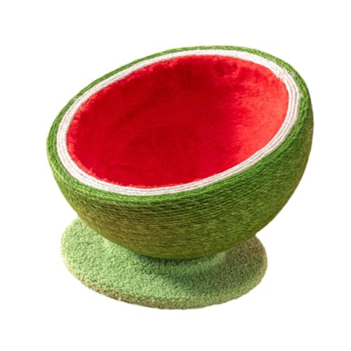 perfk Wassermelonen-Katzenkratzbrett, Katzenkratzkissen, Möbelschutz, Katzenkratzschale, Katzenkratzbett für Katzen und Kätzchen perfk Wassermelonen-Katzenkratzbrett, Katzenkratzkissen, Möbelschutz, Katzenkratzschale, Katzenkratzbett für Katzen und Kätzchen von perfk