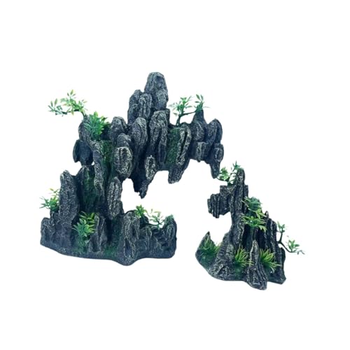 perfk Wassertank-Dekoration, künstlich, attraktiv, vielseitig, dekoratives Harz-Aquarium-Dekor für Garten, Outdoor, Zuhause, 1 Satz perfk Wassertank-Dekoration, künstlich, attraktiv, vielseitig, dekoratives Harz-Aquarium-Dekor für Garten, Outdoor, Zuhause, 1 Satz von perfk