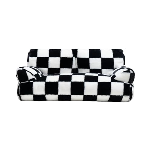 perfk Weiches, beruhigendes Katzensofa, Haustiercouch, rutschfeste Unterseite, für alle Jahreszeiten, bequemes Hundebett, Sofa, Flauschige Katzencouch für, Black M perfk Weiches, beruhigendes Katzensofa, Haustiercouch, rutschfeste Unterseite, für alle Jahreszeiten, bequemes Hundebett, Sofa, Flauschige Katzencouch für, Black M von perfk