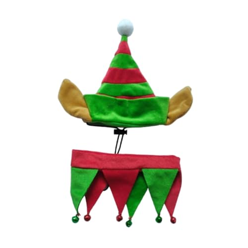 perfk Weihnachtliche Hundehalstücher, Haustierschal, Weihnachtsmütze für Hunde und passendes Outfit, Plüschornament, Haustierkostüm-Zubehör, Dekoration perfk Weihnachtliche Hundehalstücher, Haustierschal, Weihnachtsmütze für Hunde und passendes Outfit, Plüschornament, Haustierkostüm-Zubehör, Dekoration von perfk