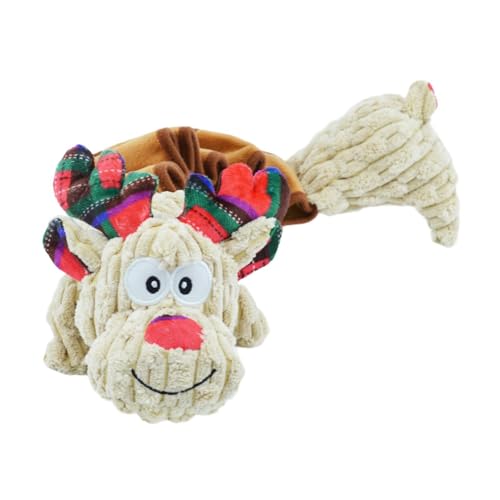 perfk Weihnachts-Hundespielzeug, Quietschspielzeug, Haustierspielzeug, Hundekauspielzeug, interaktives Stoffspielzeug perfk Weihnachts-Hundespielzeug, Quietschspielzeug, Haustierspielzeug, Hundekauspielzeug, interaktives Stoffspielzeug von perfk