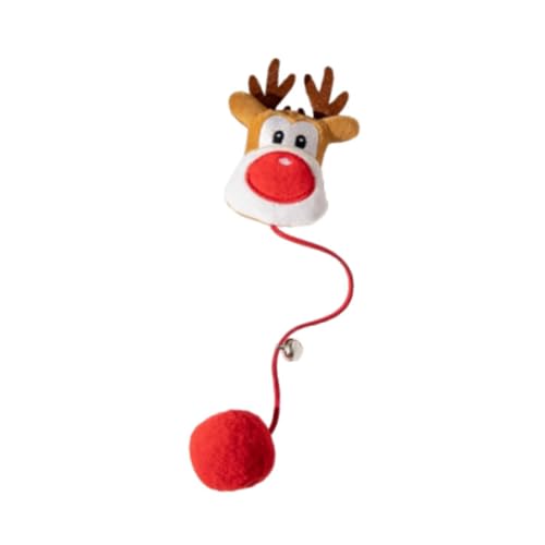 perfk Weihnachts-Katzenspielzeug, interaktives beißspielzeug, Komfort, Zähneknirschen, Zahnreinigungsspielzeug, neckendes Katzenspielzeug, Katzenspielzeug, D perfk Weihnachts-Katzenspielzeug, interaktives beißspielzeug, Komfort, Zähneknirschen, Zahnreinigungsspielzeug, neckendes Katzenspielzeug, Katzenspielzeug, D von perfk