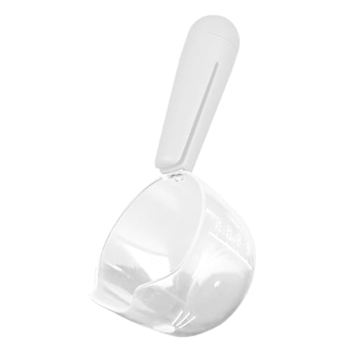 perfk Welpe Messung Tasse Haustier Supplies Accessoires tragbarer Feeder Haushalt vielseitige Hundefutter Messung Löffel Haustier Futter Scooper, Weiß perfk Welpe Messung Tasse Haustier Supplies Accessoires tragbarer Feeder Haushalt vielseitige Hundefutter Messung Löffel Haustier Futter Scooper, Weiß von perfk