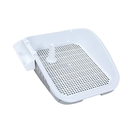 perfk Welpen-Toilette, Hunde-Pad-Halter, kleine Hunde-Trainings-Pads, Urinal, waschbare Bettpfanne, Wiederverwendbare, abnehmbare Hundetoilette für den, GRAU perfk Welpen-Toilette, Hunde-Pad-Halter, kleine Hunde-Trainings-Pads, Urinal, waschbare Bettpfanne, Wiederverwendbare, abnehmbare Hundetoilette für den, GRAU von perfk