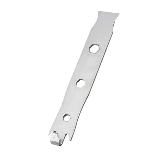 perfk Zaundraht, der Kohlenstoffstahl-Hochleistungs-3-Loch 6/8/10mm verdreht, spart Arbeit, 15cmx2.5cm von perfk