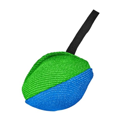 perfk Zerrball für Hunde, interaktives Spiel, bequemer Hundeball, Spielzeug, beißtraining für Spiele, große Hunde, Übung, Jagen, Haustierzubehör, Blau Grün von perfk