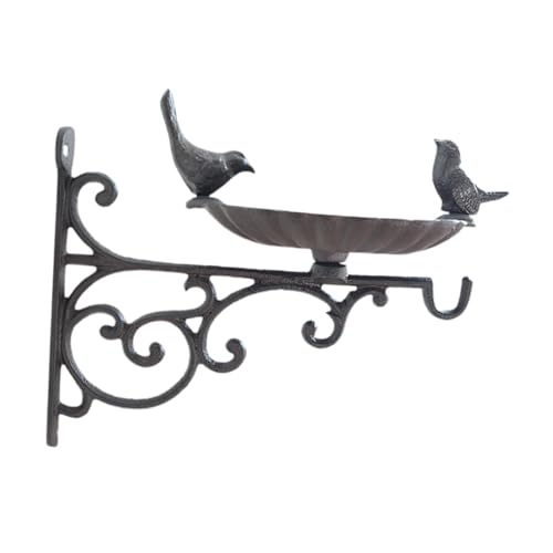 perfk montiertes Vogelbad, schöne Vögel Kleiderbügel Wandhaken, Pflanzenhalterhaken, Lebensmittelbecken für Garten im Freien Dekorative Gegenstände perfk montiertes Vogelbad, schöne Vögel Kleiderbügel Wandhaken, Pflanzenhalterhaken, Lebensmittelbecken für Garten im Freien Dekorative Gegenstände von perfk