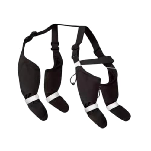 perfk wasserdichte Hundestiefel mit Hosenträgern, Hundeschuhe, Leggings, multifunktionaler Hundepfotenschutz für Winterschneetage, Geburtstagsgeschenk, L perfk wasserdichte Hundestiefel mit Hosenträgern, Hundeschuhe, Leggings, multifunktionaler Hundepfotenschutz für Winterschneetage, Geburtstagsgeschenk, L von perfk
