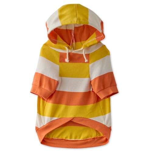 Pet Passion 100% Bio-Baumwolle, Rocky – der Bequeme Hunde-Kapuzenpullover für kleine, mittelgroße und große Hunde, Candy Corn, Größe S Pet Passion 100% Bio-Baumwolle, Rocky – der Bequeme Hunde-Kapuzenpullover für kleine, mittelgroße und große Hunde, Candy Corn, Größe S von pet passion