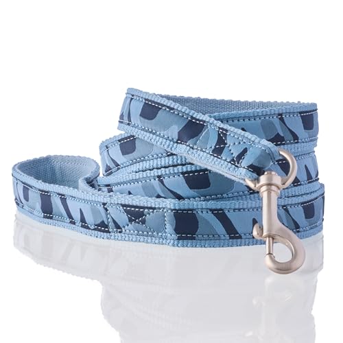 Pet Passion Hundeleine aus recyceltem Band, 2,1 m, für alle Hunderassen, Camo-Marineblau, Einheitsgröße Pet Passion Hundeleine aus recyceltem Band, 2,1 m, für alle Hunderassen, Camo-Marineblau, Einheitsgröße von pet passion