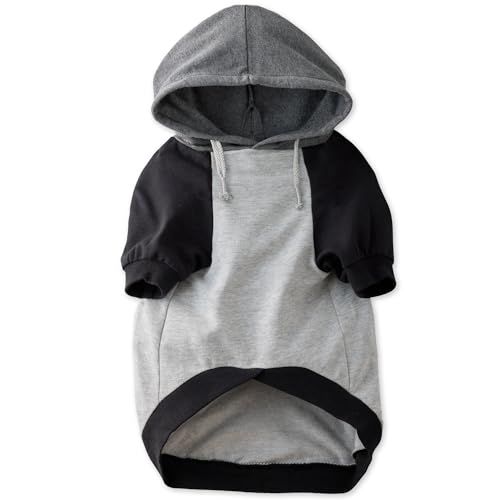Pet Passion Rocky Hundemantel aus 100% Bio-Baumwolle, bequemer Hunde-Kapuzenpullover für kleine, mittelgroße und große Hunde, Grau meliert, Größe S Pet Passion Rocky Hundemantel aus 100% Bio-Baumwolle, bequemer Hunde-Kapuzenpullover für kleine, mittelgroße und große Hunde, Grau meliert, Größe S von pet passion
