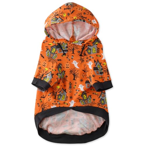 Pet Passion Rocky - The Orginal Leichtes Kapuzen-T-Shirt aus 100% Bio-Baumwolle, Hunde-Kapuzenpullover für kleine, mittelgroße und große Hunde, gruselig, Größe XL von pet passion