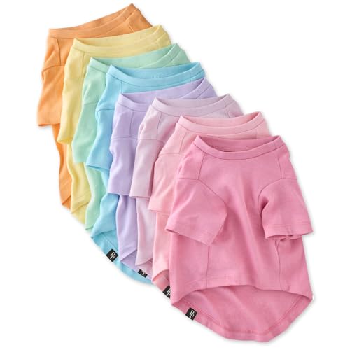 Pet Passion Toby II – The Perfect Tee Kurzärmeliges Haustier-T-Shirt, 100 % Bio-Baumwolle, T-Shirts für kleine, mittelgroße und große Hunde, Regenbogenrosa, Größe XS, 8er-Pack Pet Passion Toby II – The Perfect Tee Kurzärmeliges Haustier-T-Shirt, 100 % Bio-Baumwolle, T-Shirts für kleine, mittelgroße und große Hunde, Regenbogenrosa, Größe XS, 8er-Pack von pet passion