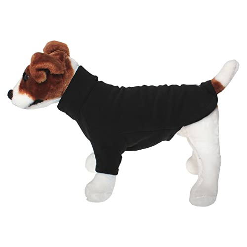 Warmes Hunde-Fleece, erhältlich in fünf Größen und drei Farben (Schwarz, Größe L (zweibeinig) von pet wiz