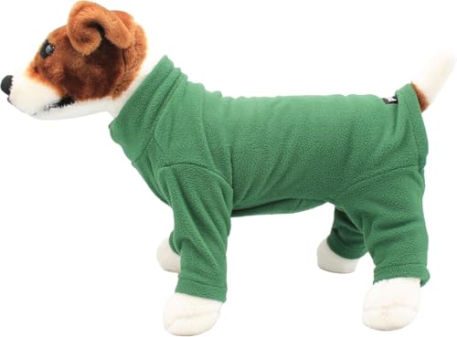 Warmes Hunde-Fleece, erhältlich in fünf Größen und fünf Farben (grün, klein (vierbeinig)) von pet wiz