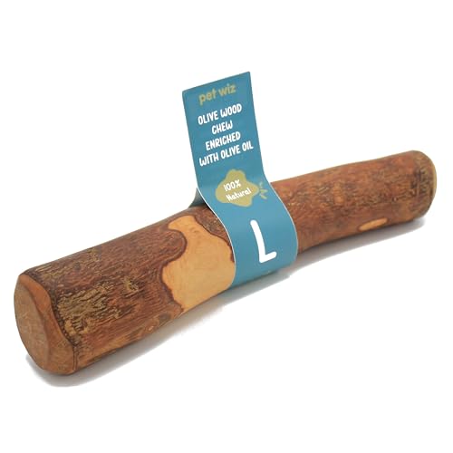 pet wiz Hundekauartikel aus Holz, hilft Mundhygiene, bietet geistige Stimulation und reduziert Stress, natürlich, langlebig und nachhaltig (groß, Olivenholz) pet wiz Hundekauartikel aus Holz, hilft Mundhygiene, bietet geistige Stimulation und reduziert Stress, natürlich, langlebig und nachhaltig (groß, Olivenholz) von pet wiz