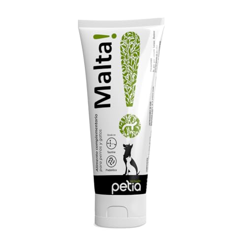 petia Vet health Malta! - Reduziert das Risiko von Haarballen bei Katzen - 1 Dose mit 100 g von petia Vet health