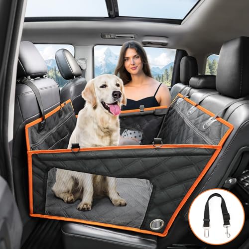 petizer Hunde Autositz für Mittelgroße/Große Hunde, Harte Unterseite Rücksitzverlängerung für Hunde, Wasserdichter Hund Autositzbezug für Rücksitz, Hundehängematte für Auto mit Hundesicherheitsgurt, petizer Hunde Autositz für Mittelgroße/Große Hunde, Harte Unterseite Rücksitzverlängerung für Hunde, Wasserdichter Hund Autositzbezug für Rücksitz, Hundehängematte für Auto mit Hundesicherheitsgurt, von petizer