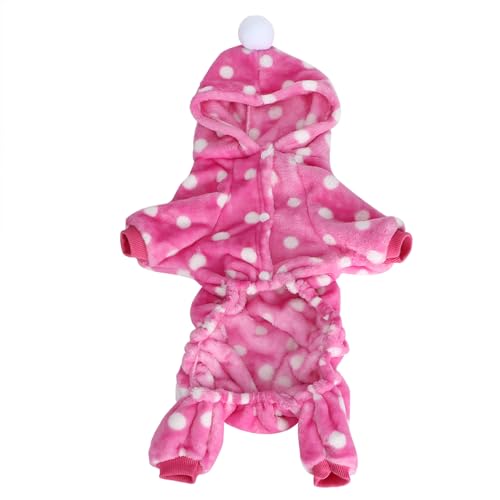 Haustierkleidung Warmer Flanelloverall Essentielle Winterhunde Katzen kleine Tiere (L) von petjoyful