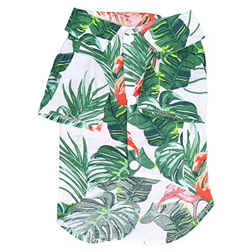 Hawaiian Hundehemd stilvolle attraktive T -Shirt für mittelgroße kleine Hunde Katzen (M) von petjoyful