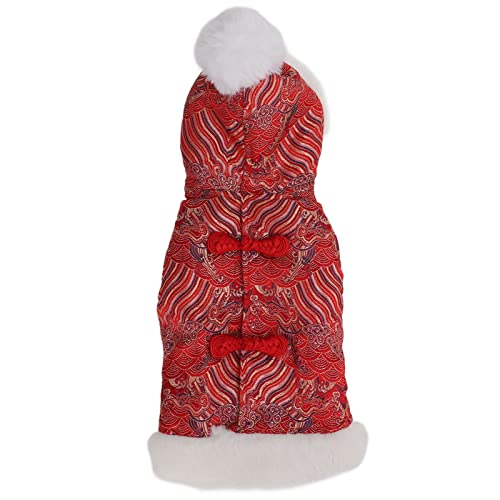 Hunde Tang Anzug Kleidung hochwertig warme Plüsch-Haustierkostüme für Herbstwinterfeiern (L) von petjoyful