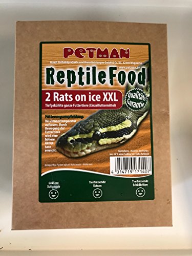 petman 2 x 2 Reptile Food 4 Ratten XXL von petman
