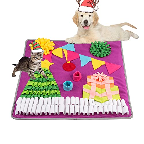 petphabet Schnüffelteppich Hunde groß Hundespielzeug Puzzle-Spielzeug für Hunde Nasenarbeit, intelligenzspielzeug Hunde, langsames Füttern, Futterunterlage maschinenwaschbar von petphabet