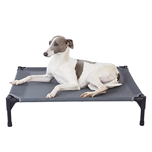 Pettycare 107.7 cm erhöhtes Hundebett für große Hunde, erhöhtes Hundebett, passend für bis zu 68 kg, robustes Haustierbett mit strapazierfähigem, stützendem Teslin, für drinnen und draußen, Grau Pettycare 107.7 cm erhöhtes Hundebett für große Hunde, erhöhtes Hundebett, passend für bis zu 68 kg, robustes Haustierbett mit strapazierfähigem, stützendem Teslin, für drinnen und draußen, Grau von pettycare