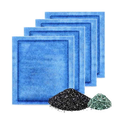 Aquarium 4 Pack Rite-Size C Filterkartuschen mit Zeolith, kompatibel mit Penguin PRO Power Filters 275/375, Power Filters 200/350​ von pewyoke