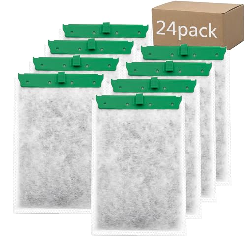 Aquarium-Filterkartuschen, mittelgroß, kompatibel mit Whisper Filters 10i IQ10 PF10 Power-Filtern, 24 Stück von pewyoke