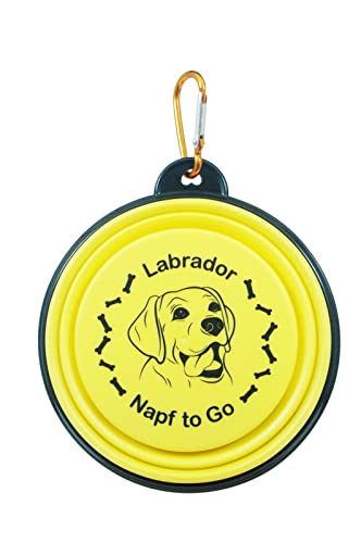 Napf to Go Faltbarer Hundenapf - Labrador - Futternapf Wassernapf Napf (25) von pfronten schmuck