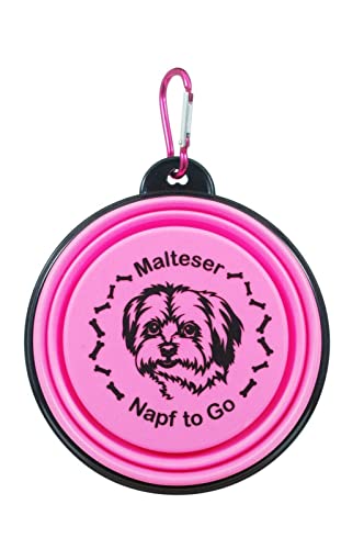 Napf to Go Faltbarer Hundenapf - Malteser - Futternapf Wassernapf Napf (27) von pfronten schmuck