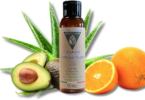 phy to pet | Professionelles beruhigendes Shampoo für Hunde und Katzen – Dermopurisierende Behandlung für gereizte oder empfindliche Haut – Formel mit Aloe Vera und ätherischen Ölen – zwei Packungen à phy to pet | Professionelles beruhigendes Shampoo für Hunde und Katzen – Dermopurisierende Behandlung für gereizte oder empfindliche Haut – Formel mit Aloe Vera und ätherischen Ölen – zwei Packungen à von phy to pet