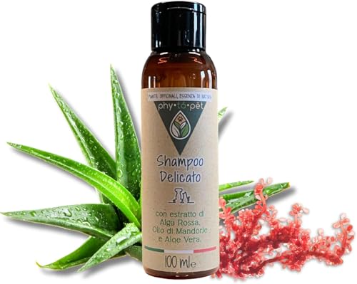 phy to pet | Sanftes beruhigendes Shampoo für Hunde und Katzen mit empfindlicher Haut – feuchtigkeitsspendende und reinigende Wirkung gegen Reizungen – Formel mit Aloe Vera und Rotalge – zwei phy to pet | Sanftes beruhigendes Shampoo für Hunde und Katzen mit empfindlicher Haut – feuchtigkeitsspendende und reinigende Wirkung gegen Reizungen – Formel mit Aloe Vera und Rotalge – zwei von phy to pet