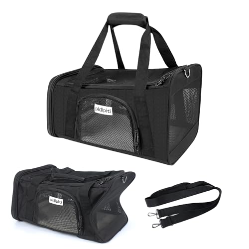 pidipiti 43,2 x 30,5 x 21,6 cm, TSA-zugelassene Haustier-Tragetasche für extra kleine Hunde unter 2,7–3,6 kg und kleine Katzen unter 3,6–4,5 kg, 26,7 cm höhere Seite mit elastischem Rahmen zum pidipiti 43,2 x 30,5 x 21,6 cm, TSA-zugelassene Haustier-Tragetasche für extra kleine Hunde unter 2,7–3,6 kg und kleine Katzen unter 3,6–4,5 kg, 26,7 cm höhere Seite mit elastischem Rahmen zum von pidipiti