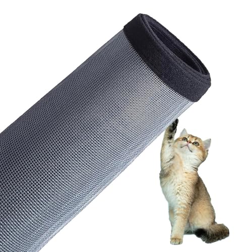 Fliegengitter für Katzen, Fensterschutz, Balkonnetze, Fensterschutz, Schutz für Katzen, Fliegengitter, Moskitonetz, kratzfest, DIY-Größe (80 x 120 cm, A) von ping bu