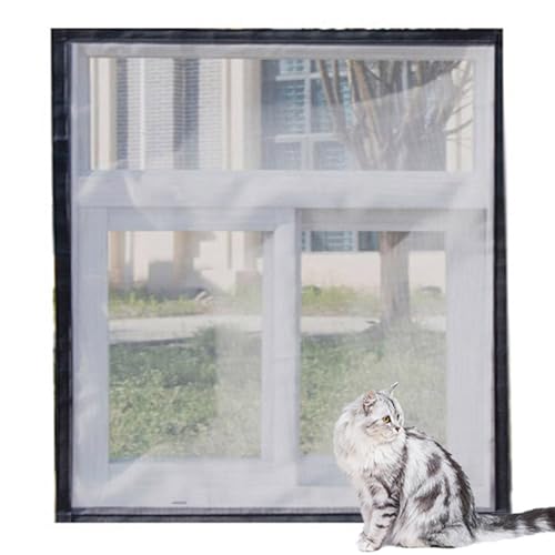 Katzen-Balkonnetze, Fensterschutz, Fliegengitter, Moskitonetz, kratzfest, Insektenstiche, DIY-Größe (100 x 100 cm, F) von ping bu