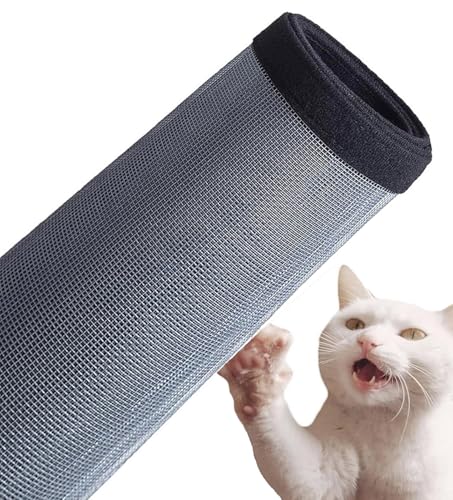 Katzen-Fensterschutz, Fliegengitter, Balkonnetz, Fenster-Netzvorhang, Schutz für Katzen, Fliegengitter, Moskitonetz, kratzfest, Bissrisse (120 x 120 cm, A) von ping bu