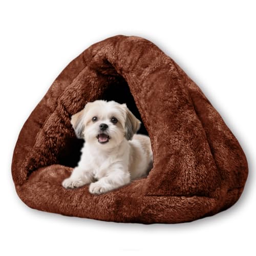 Warmes Hundehaus, Baumwolle, gepolstert, kleiner, beruhigender Hund, atmungsaktiv, mittelgroß, niedliche Hausschuhe, geformte Betten für den Innenbereich, Katzenschlafsack, faltbar, waschbar (M, 45 x Warmes Hundehaus, Baumwolle, gepolstert, kleiner, beruhigender Hund, atmungsaktiv, mittelgroß, niedliche Hausschuhe, geformte Betten für den Innenbereich, Katzenschlafsack, faltbar, waschbar (M, 45 x von ping bu