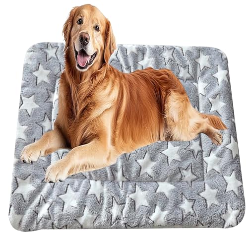 ping bu Großes Hundebett, waschbar, Plüsch-Hundebett, Matratzen, warmes, luxuriöses Hundekissen, weiches Schlafbett für große und mittelgroße Hunde (A,70 x 100 cm) von ping bu