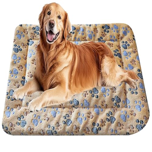 ping bu Großes Hundebett, waschbar, Plüsch-Hundebett, Matratzen, warmes, luxuriöses Hundekissen, weiches Schlafbett für große und mittelgroße Hunde (C,40 x 60 cm) von ping bu