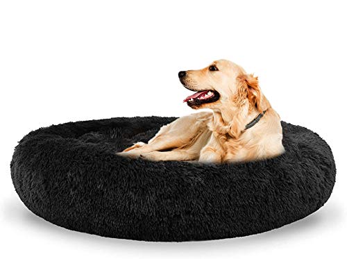 ping bu Hundebett flauschig Hundebett Donut Hundesofa Katzenbett hundekörbchen mittelgroße Hunde hundebett XXL für große Hunde orthopädisches hundebett rund weich für Katzen und Hunde (XL,schwarz) ping bu Hundebett flauschig Hundebett Donut Hundesofa Katzenbett hundekörbchen mittelgroße Hunde hundebett XXL für große Hunde orthopädisches hundebett rund weich für Katzen und Hunde (XL,schwarz) von ping bu
