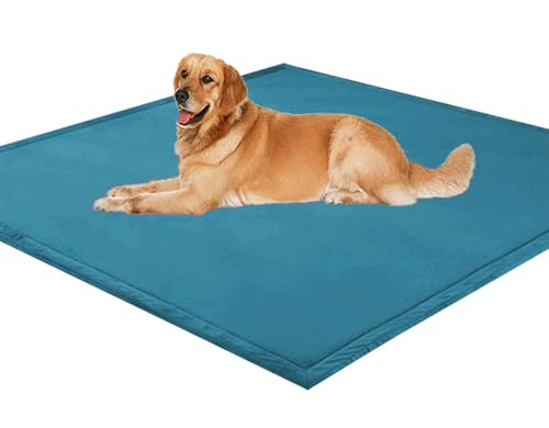 ping bu Hundematte Kleine Mittlere Große Hunde Weiche Korallen-Samt Haustiermatte Anti-Rutsch Waschbar Hundematte für Kleine Mittlere Große Hunde (90x150 von ping bu