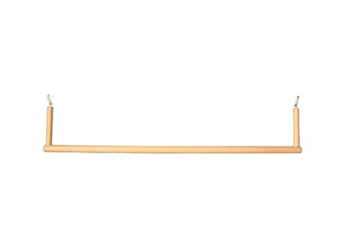 pipano 1 Meter breite Vogelschaukel 25 mm, 30-100 cm breit + 2 Karabiner, Vogelkäfig, Voliere, Wellensittich, VBKA25 (100 cm / 1 Meter breit) von pipano