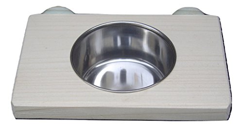 pipano Futternapf Sitzbrett 15 x 10 cm, 0,15 Liter für Vogelkäfig, Wellensittich, SF1510 pipano Futternapf Sitzbrett 15 x 10 cm, 0,15 Liter für Vogelkäfig, Wellensittich, SF1510 von pipano