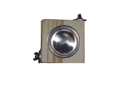 pipano Futternapf 0,15 Liter Sitzbrett Ecke 10 x 10 cm für Vogelkäfig, Wellensittich, SEF10 pipano Futternapf 0,15 Liter Sitzbrett Ecke 10 x 10 cm für Vogelkäfig, Wellensittich, SEF10 von pipano