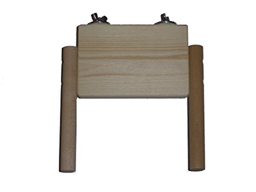 pipano Sitzbrett 15 x 10 cm mit 2 Sitzstangen 20 mm für Vogelkäfig, Sitzplatz, Nymphensittich, S21520 pipano Sitzbrett 15 x 10 cm mit 2 Sitzstangen 20 mm für Vogelkäfig, Sitzplatz, Nymphensittich, S21520 von pipano