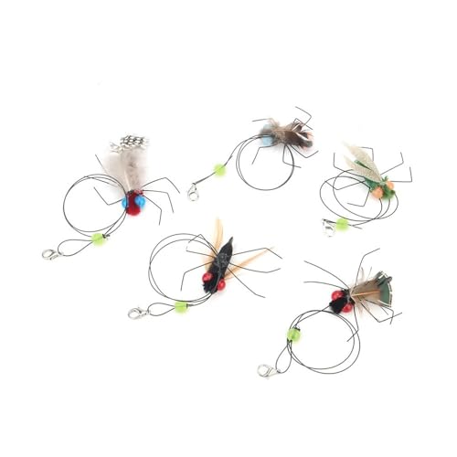 pipisweet 5 Stück Simulation kleine fliegende Insekten Ersatz Zubehör für Katzenspielzeug Kätzchen Federspielzeug Haustierbedarf pipisweet 5 Stück Simulation kleine fliegende Insekten Ersatz Zubehör für Katzenspielzeug Kätzchen Federspielzeug Haustierbedarf von pipisweet