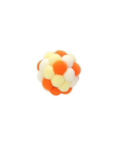 pipisweet Katzenspielzeug, bunt, handgefertigt, Glockenball, elastischer Ball, interaktive Jagd, Haustierzubehör (bisch) von pipisweet